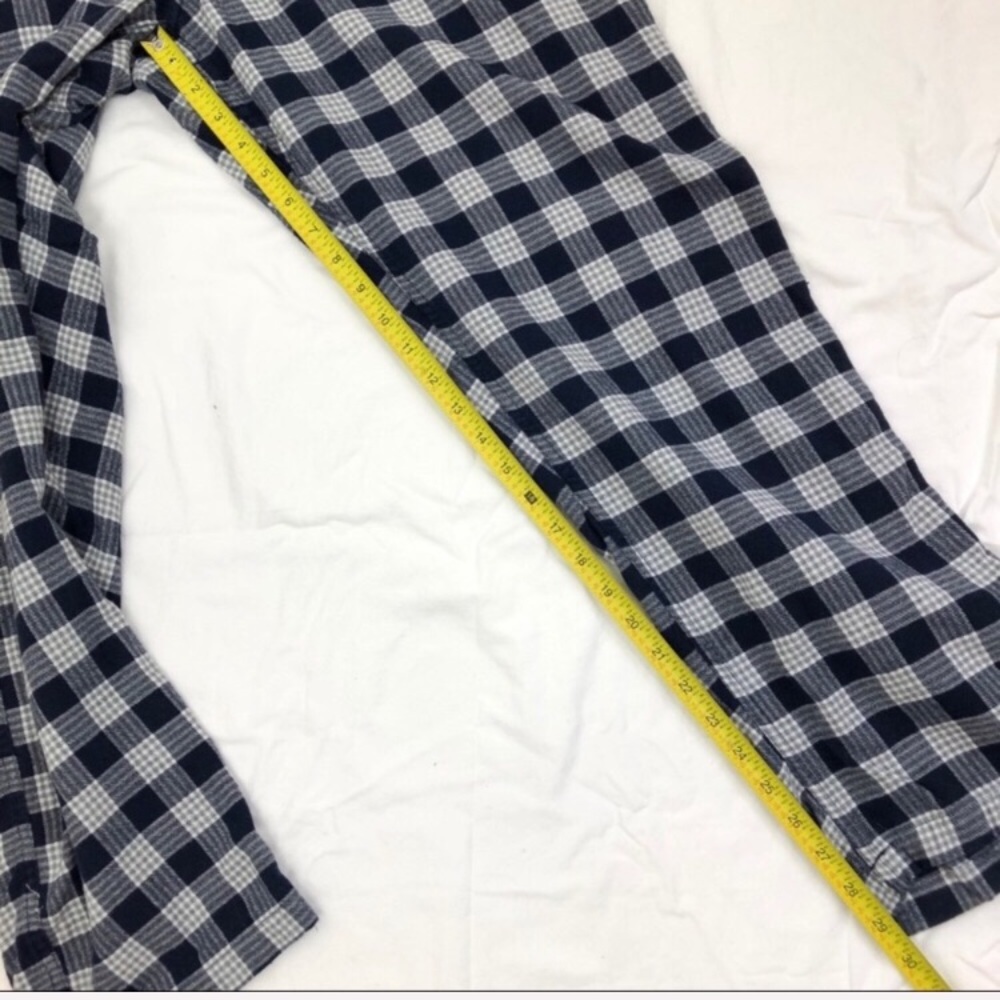 Donated- J.Crew Pajama Pants Navy Plaid Large G167 - Picture 7 of 7